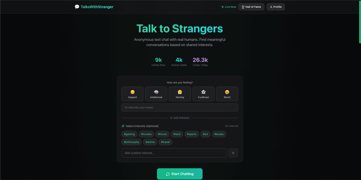 Talks With Stranger screenshot